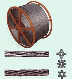 高い柔軟性の反ねじれワイヤー ロープの架空送電線のpolitロープ12の繊維