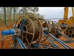 水力ケーブルドラム ジャックスタンド