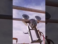 ロープと電源の接地装置