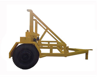 購入 3T - 10T 頑丈な懸濁液のケーブル ドラムの巻き枠のキャリアのトレーラーは/地下用具をケーブルで通信します online manufacture