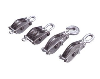 購入 10 - 20 のトン ロープの単一のブロックで使用される持ち上がる滑車ブロックの鋼鉄 Sheave online manufacture