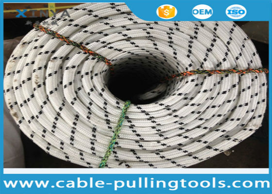購入 20mm 高耐久二重編みナイロンロープ、引張強度8200KG、産業用牽引向け online manufacture