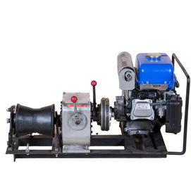 購入 機械能力を引っ張るガソリン式のウィンチの携帯用ケーブル1トンのCbaleのウィンチ online manufacture