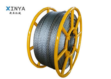 購入 負荷を壊す18mm 210KNは12の繊維との反ねじれワイヤー ロープの六角形に電流を通しました online manufacture