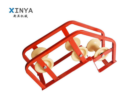 購入 耐腐食・耐着用ケーブル引くためのトリプルナイロンローラー設計の10KN名額負荷ケーブルコーナーロール online manufacture