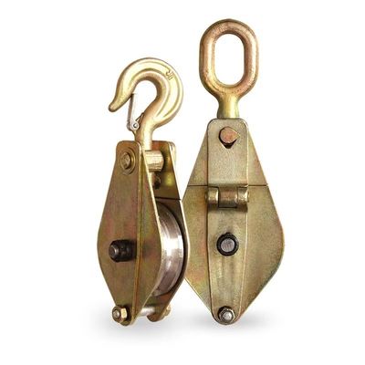 購入 1トン 2トン 5トン ストリングポリーブロック トランスミッションライン ストリングツール 鋼のダブルポリーブロック online manufacture