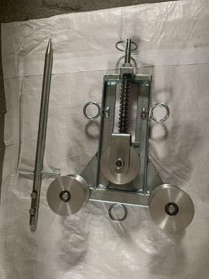 購入 Three-Wheel Grounding Pulley Block with 60-75mm Aluminum Pulley for Line Transmission Stringing online manufacture