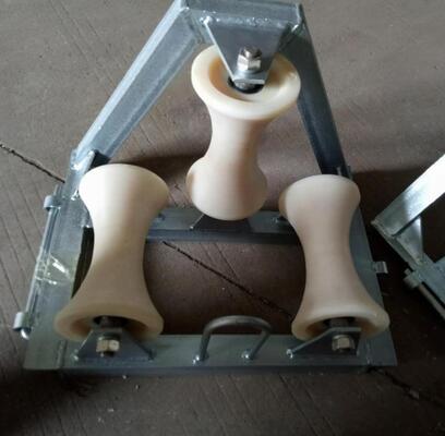 購入 工業用 90 度角ケーブルローラーガイド ナイロンホイールと 10KNの名乗荷重で,スムーズなケーブル引く online manufacture