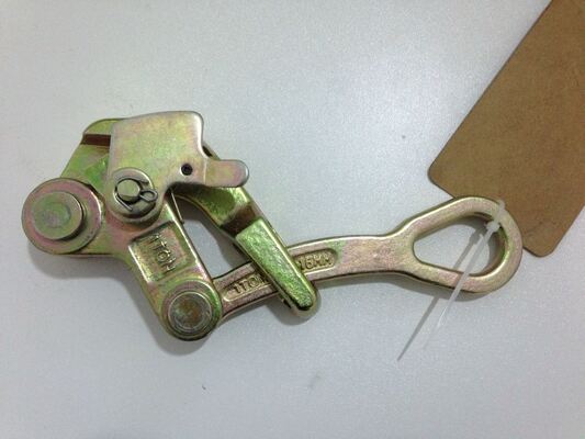 購入 4-22mmのワイヤロープのための抗滑りシワジワを持つ重用2トンのケーブル引くクランプ online manufacture