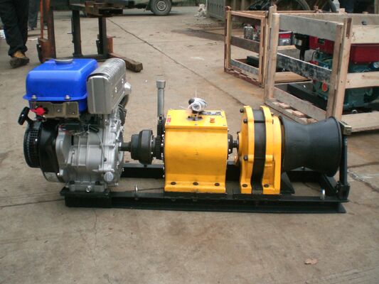 購入 5-Ton Gasoline-Powered Cable Winch Puller with Fast Line Speed for Heavy-Duty Wire Pulling online manufacture