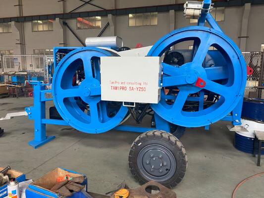 購入 40KN Hydraulic Conductor Tensioner with 5-Groove Design for Efficient Cable Stringing online manufacture