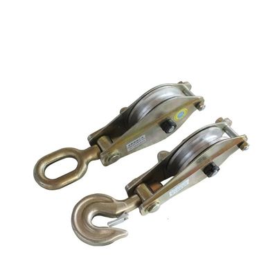 1トン 2トン 5トン ストリングポリーブロック トランスミッションライン ストリングツール 鋼のダブルポリーブロック