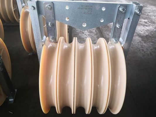 アルミナイロンのストリングポリーブロック 2つの三鎖導体 300-900mm2 40-105kn